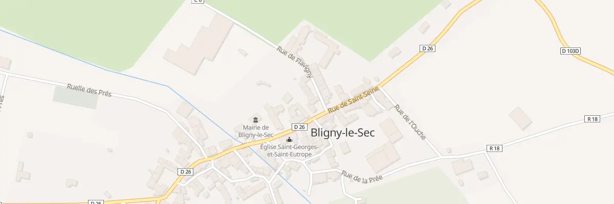 Plan du 1 Rue de Flavigny à Bligny-le-Sec