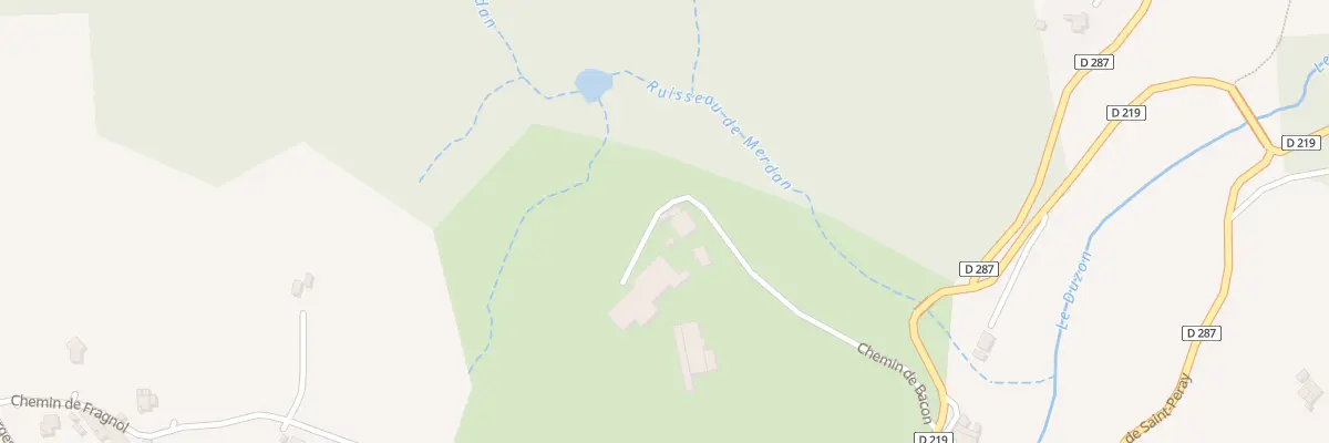 Plan du 245 Che de Bacon à Saint-Sylvestre