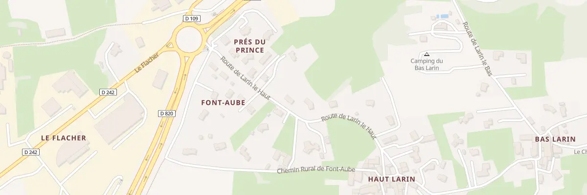 Plan du 5231 Pres du Prince à Félines