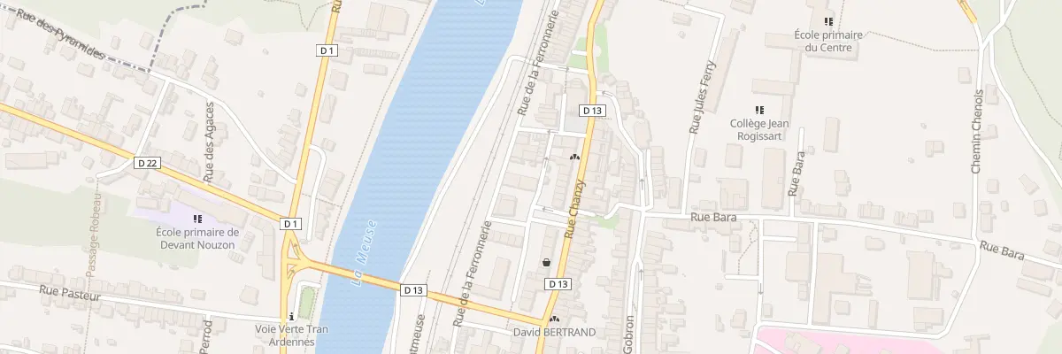 Plan du 2 Pl de Verdun à Nouzonville