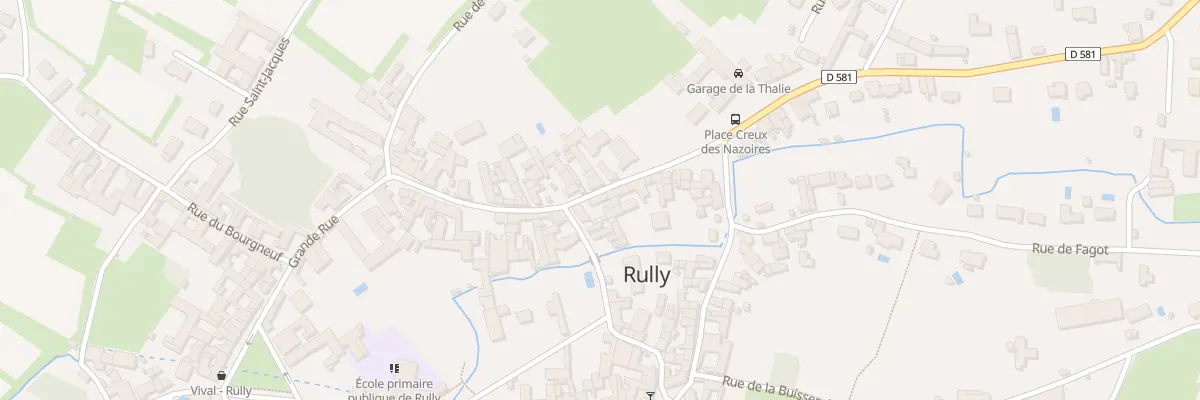 Plan du 36 Gr Grande Rue à Rully