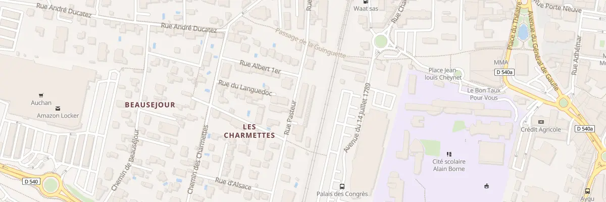 Plan du 8B Rue Pasteur à Montélimar