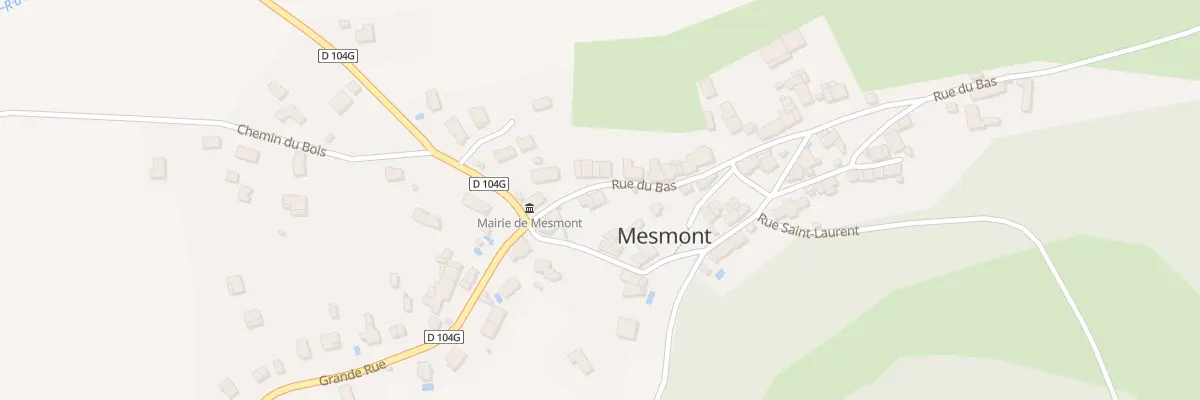 Plan du 8 Rue du Bas à Mesmont