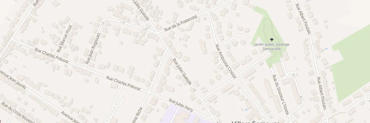 Plan du 44 Rue Jules Guesde à Villers-Semeuse