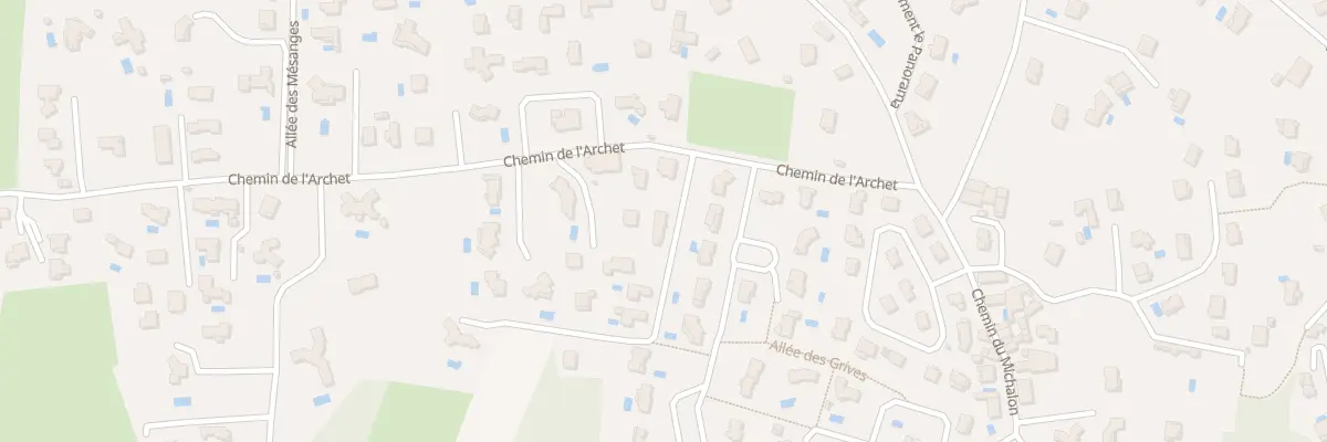 Plan du 2T All des Alouettes à Brignais