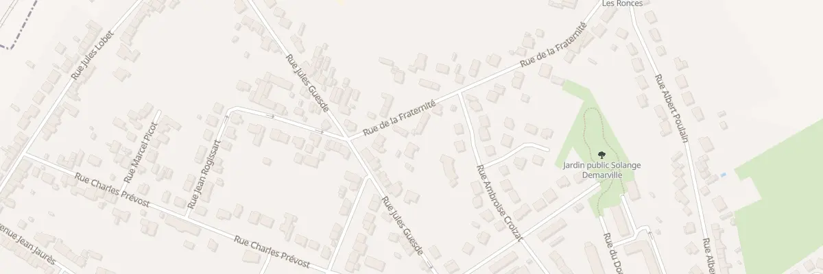 Plan du 8 Rue de la Fraternité à Villers-Semeuse