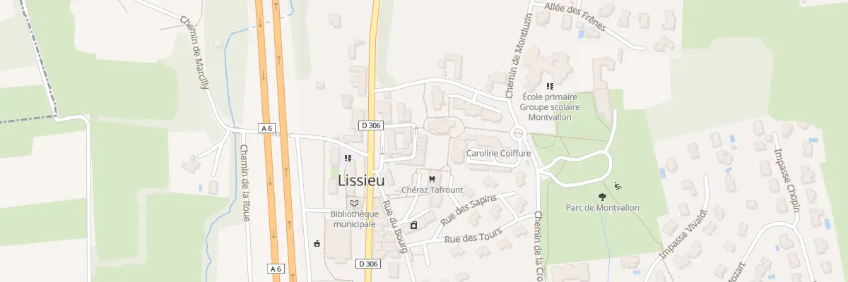 Plan du 12 Rue de l’Eglise à Lissieu