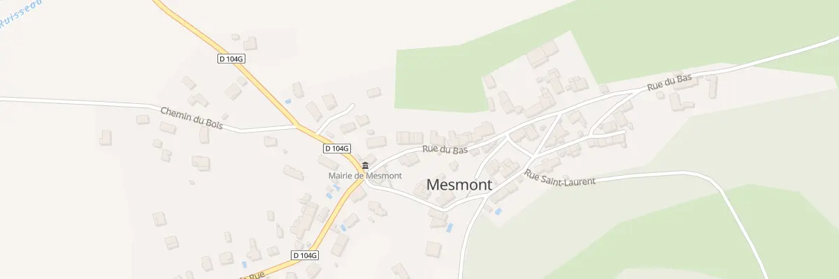 Plan du 11 Rue du Bas à Mesmont