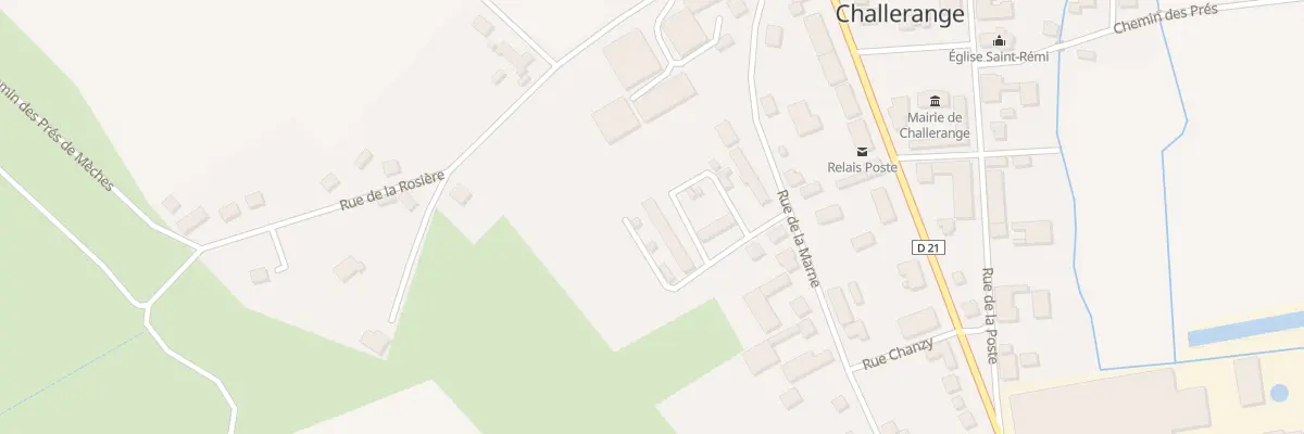 Plan du 15 Rue Damourette à Challerange