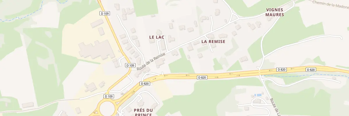 Plan du 108 Rte de la Remise à Félines