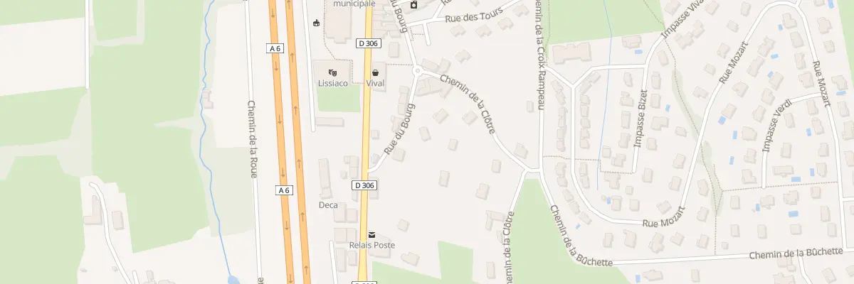 Plan du 5 Rue du Bourg à Lissieu