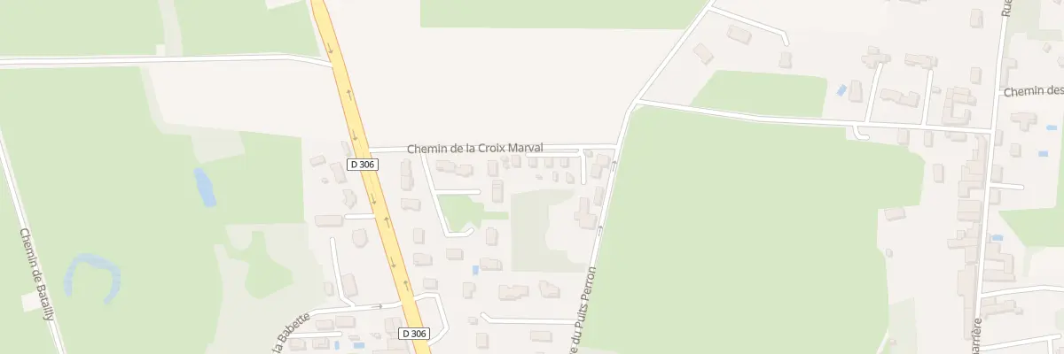 Plan du 4 Che de la Croix Marval aux Chères