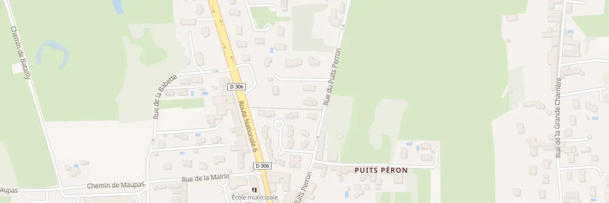 Plan du 7 Rue du Puits Perron aux Chères