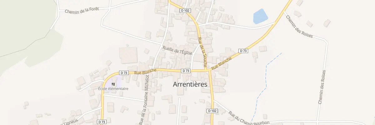 Plan du 6 Rue Saint-jacques à Arrentières