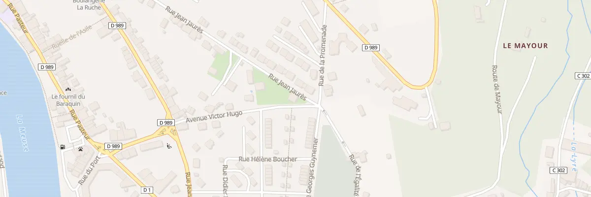 Plan du 6059 Rue Jean Jaures à Monthermé