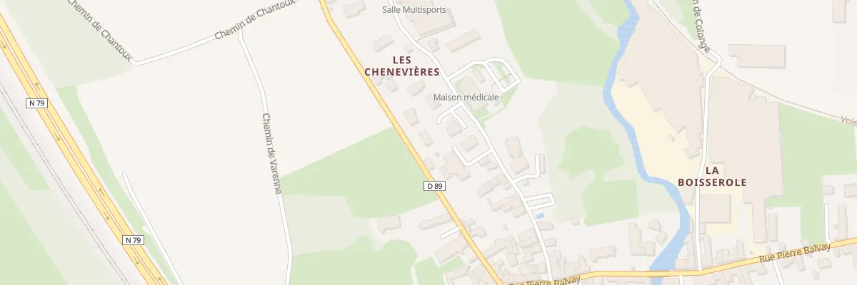 Plan du 223 Rue de la Fontaine à Prissé