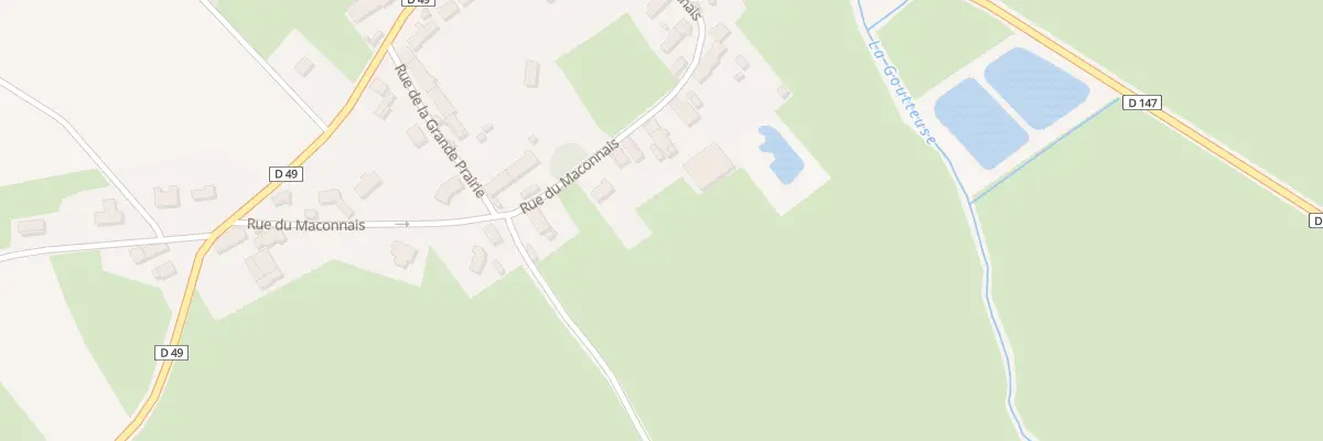 Plan du 25 Rue du Maconnais à Messey-sur-Grosne