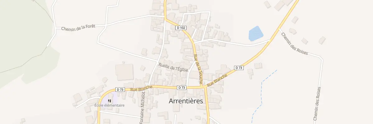 Plan du 2 Rue Saint-jacques à Arrentières