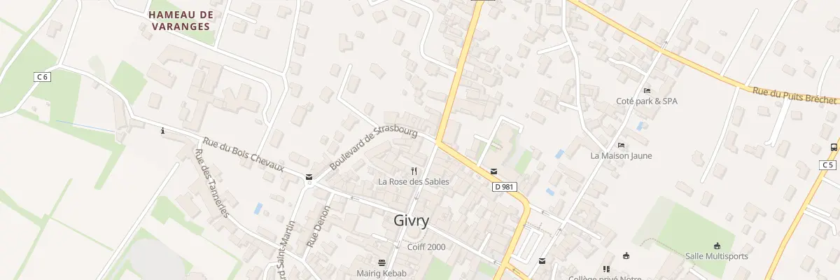 Plan du 2 Rue de la République à Givry