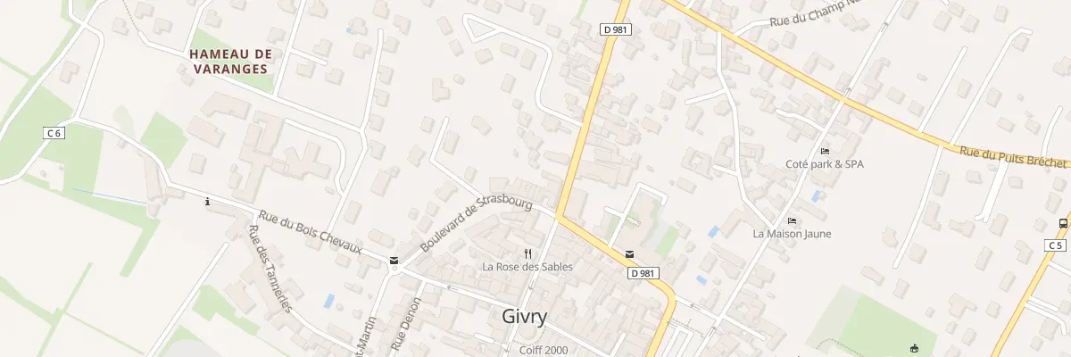 Plan du 1 Rue de Beaune à Givry