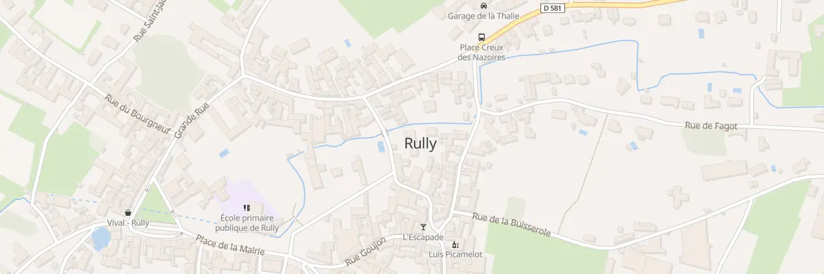 Plan du 24 Rue du Pont d’Arot à Rully