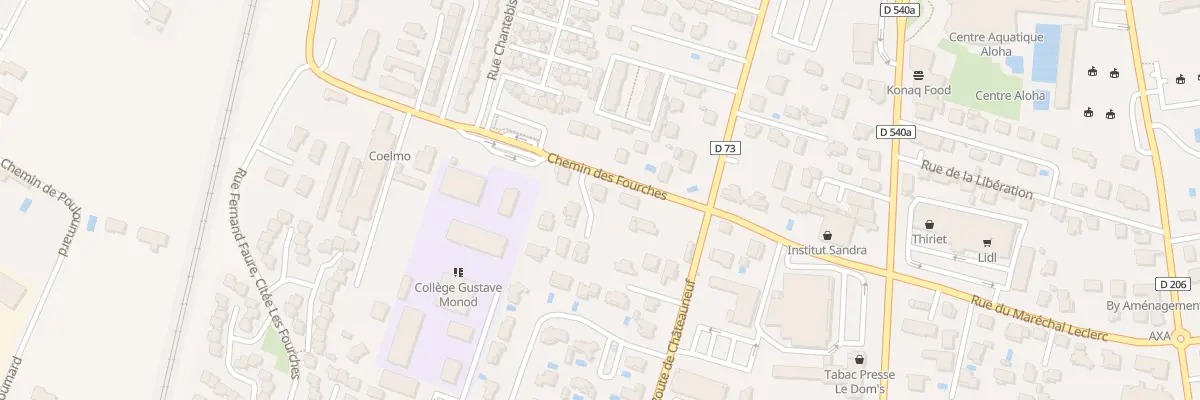 Plan du 9100 Che des Fourches à Montélimar