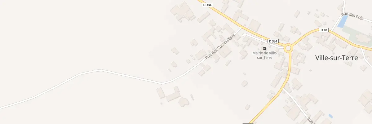 Plan du 13 Rue des Cornouillers à Ville-sur-Terre
