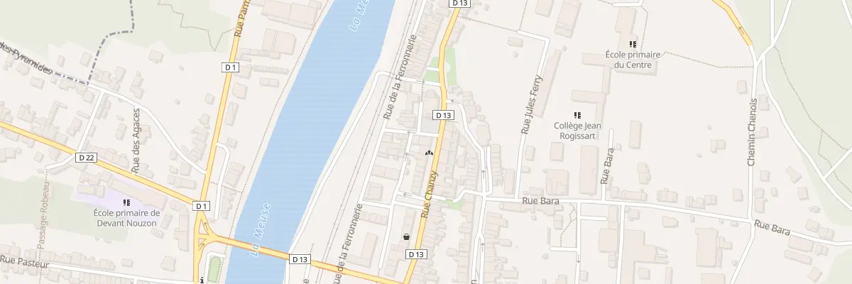 Plan du 49 Rue Chanzy à Nouzonville