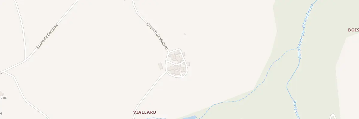 Plan du 495 Che de Viallard à Cheminas