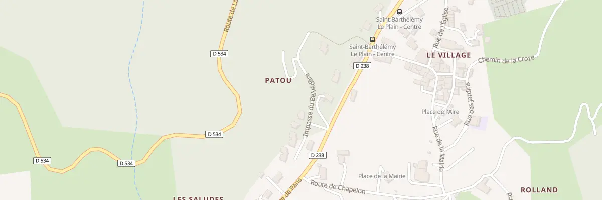 Plan du 4 Imp du Belvedere à Saint-Barthélemy-le-Plain