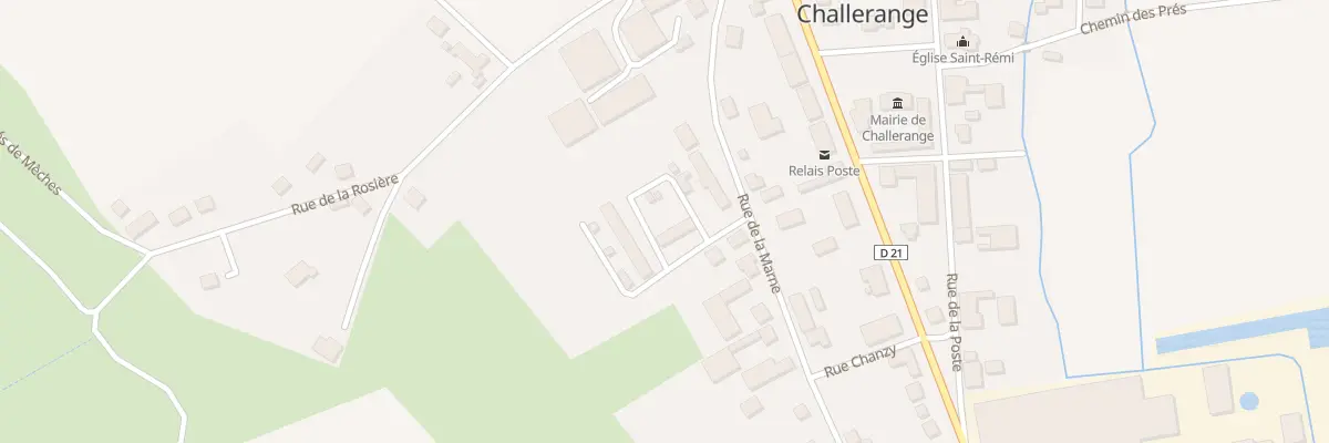 Plan du 6 Rue Damourette à Challerange