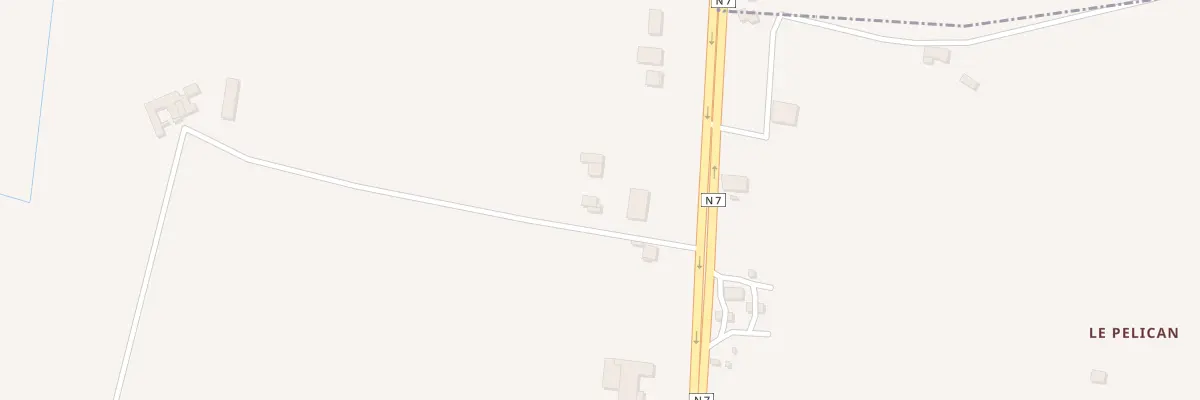 Plan du 1280 Rte Nationale 7 à Châteauneuf-du-Rhône
