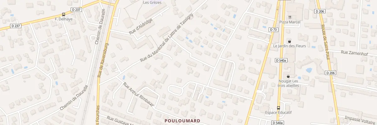 Plan du 46 Rue de la Résistance à Montélimar