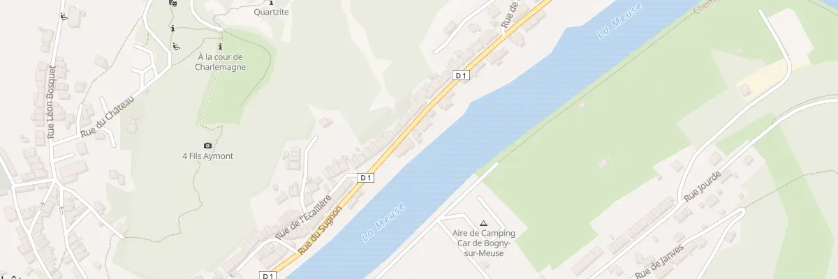 Plan du 10 Rue du Sugnon à Bogny-sur-Meuse