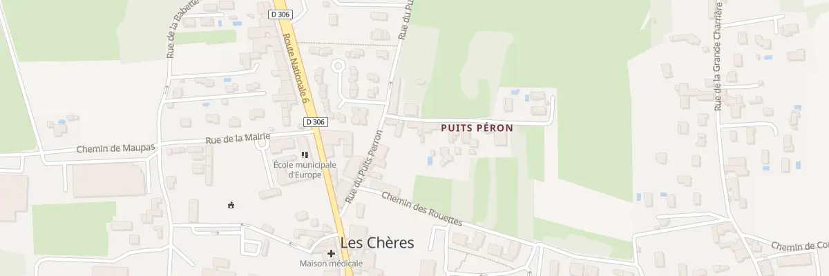Plan du 4 Imp du Puits Perron aux Chères
