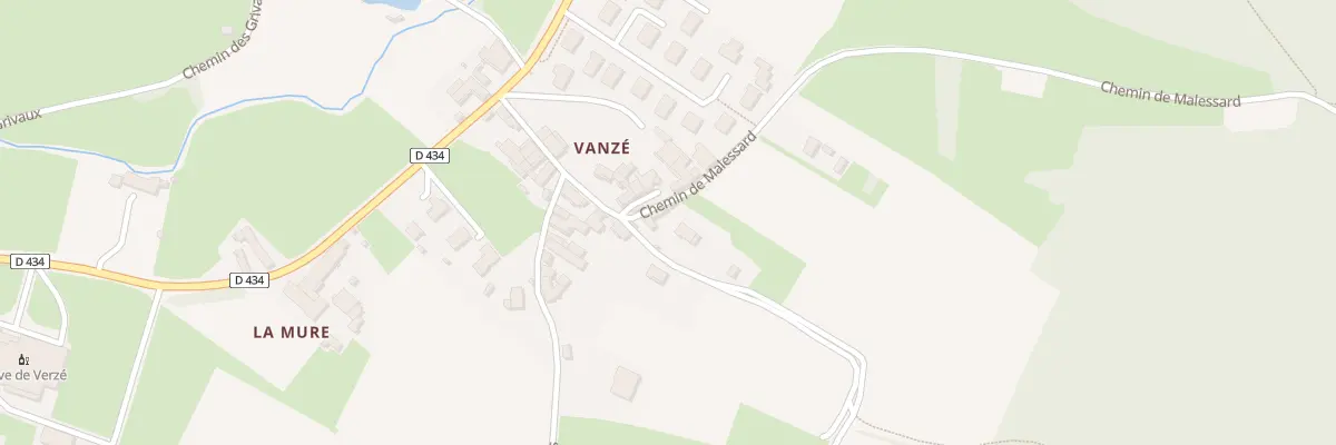 Plan du 5228 Vanze à Verzé