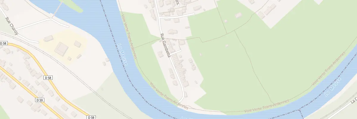 Plan du 8 Rue Gambetta Prolongée à Montcy-Notre-Dame