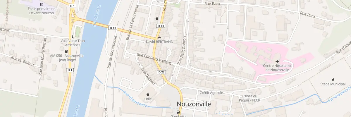Plan du 3 Rue Petit Gobron à Nouzonville