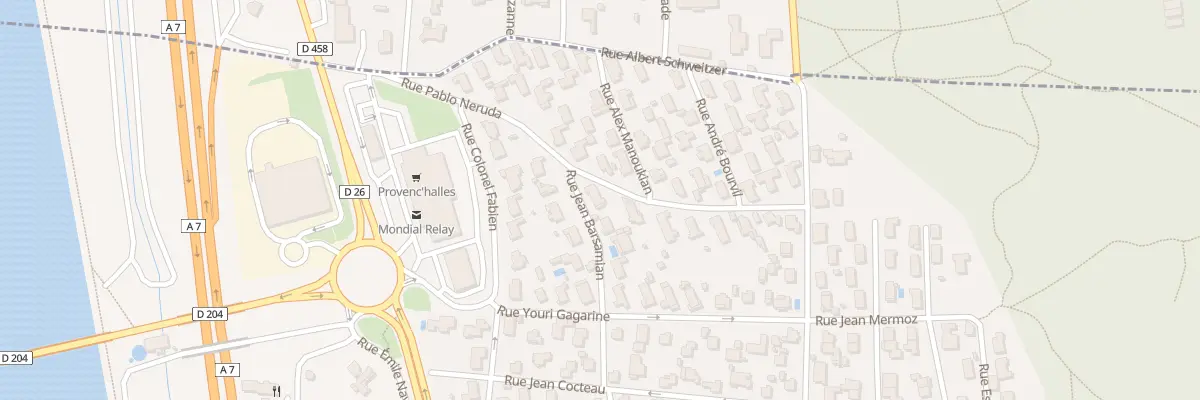 Plan du 43 Rue Jean Barsamian à Bollène