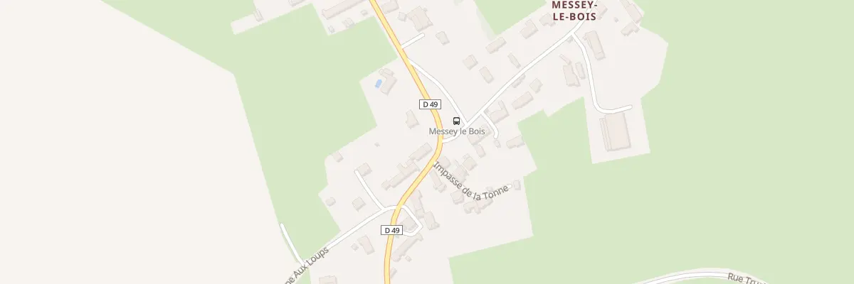 Plan du 105 Rte de Messey le Bois à Messey-sur-Grosne