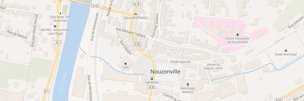 Plan du 2 Rue Saint Eloi à Nouzonville