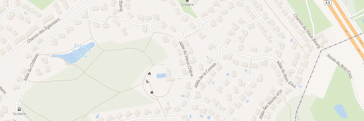 Plan du 3 All du Vieux Chêne à Lissieu