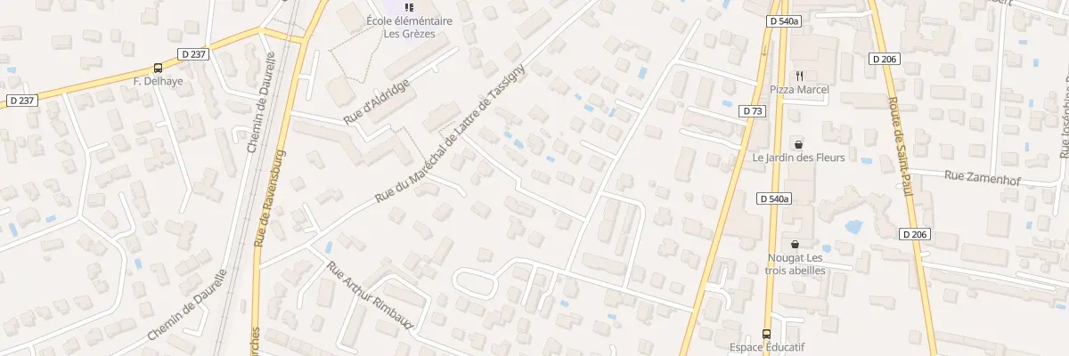 Plan du 42B Rue de la Résistance à Montélimar