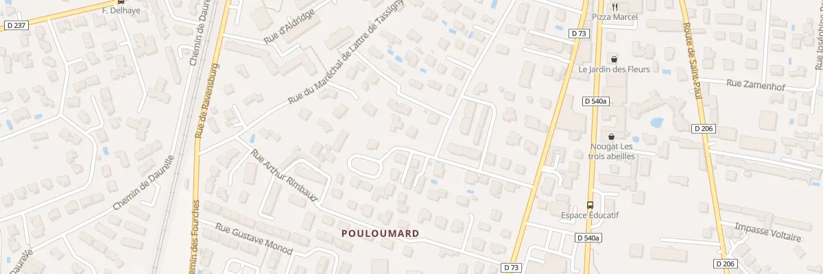 Plan du 2 Rue du Rhône à Montélimar