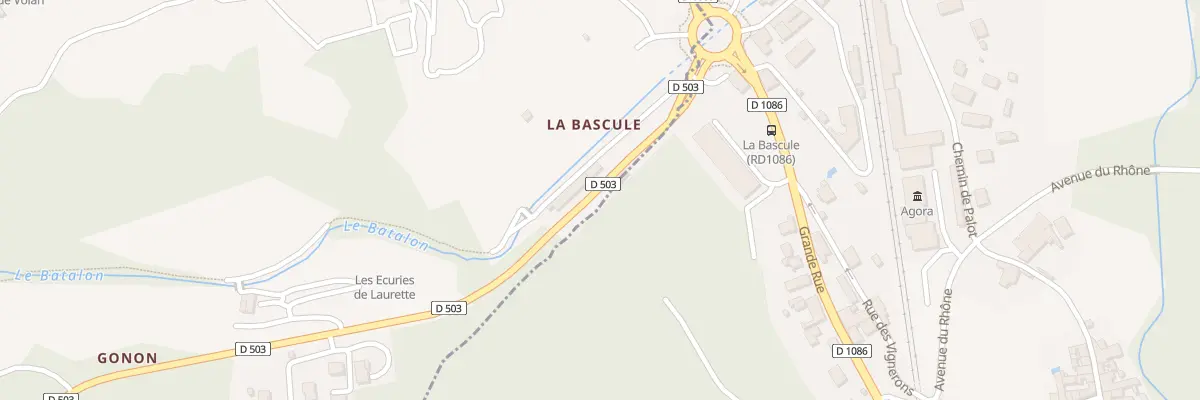 Plan du 9000 La Bascule à Malleval