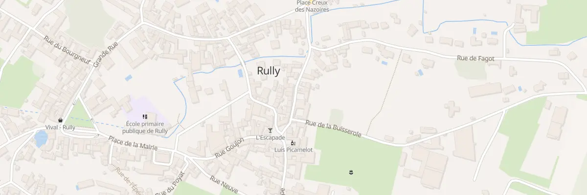 Plan du 9 Rue des Forges à Rully