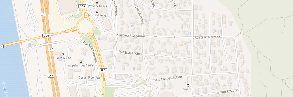 Plan du 189 Rue Jean Barsamian à Bollène