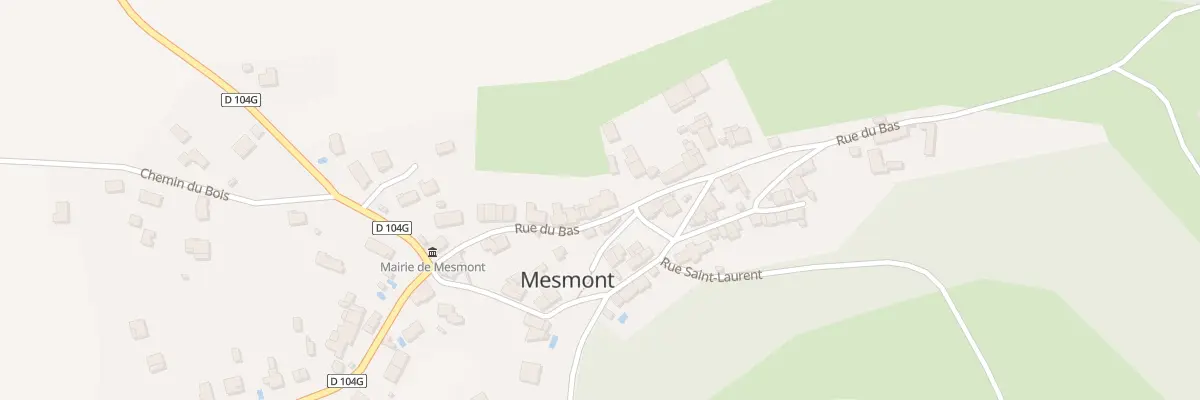 Plan du 19 Rue du Bas à Mesmont
