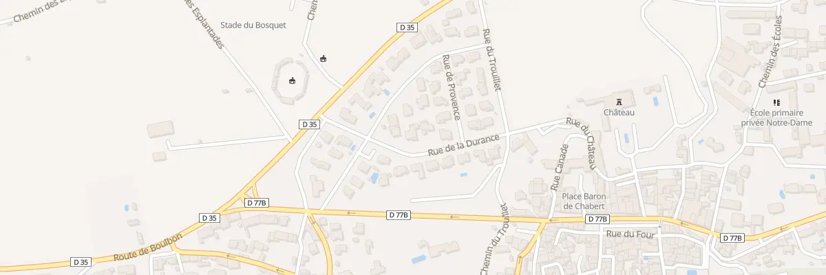 Plan du 10 Rue de la Durance à Barbentane