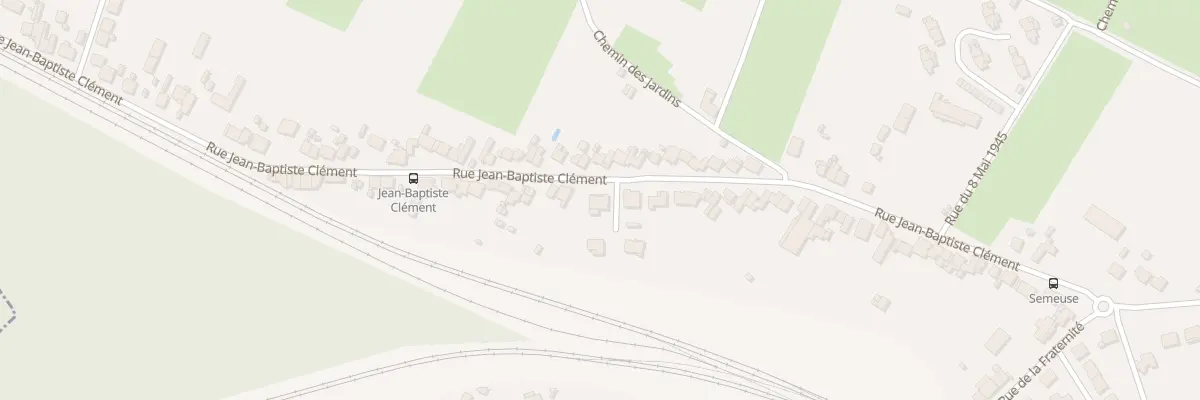 Plan du 77 Rue Jean-baptiste Clément à Villers-Semeuse